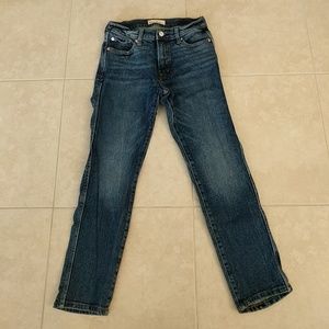 Gap High Rise Slim Straight Crop Jeans